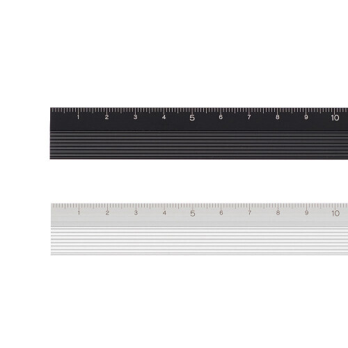 Midori Aluminium Lineal 15 cm sort (42256006) 1