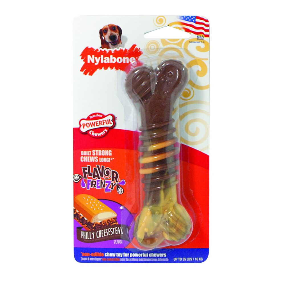 Nylabone Beef And Cheese Flavour Dog Chew, Medium
