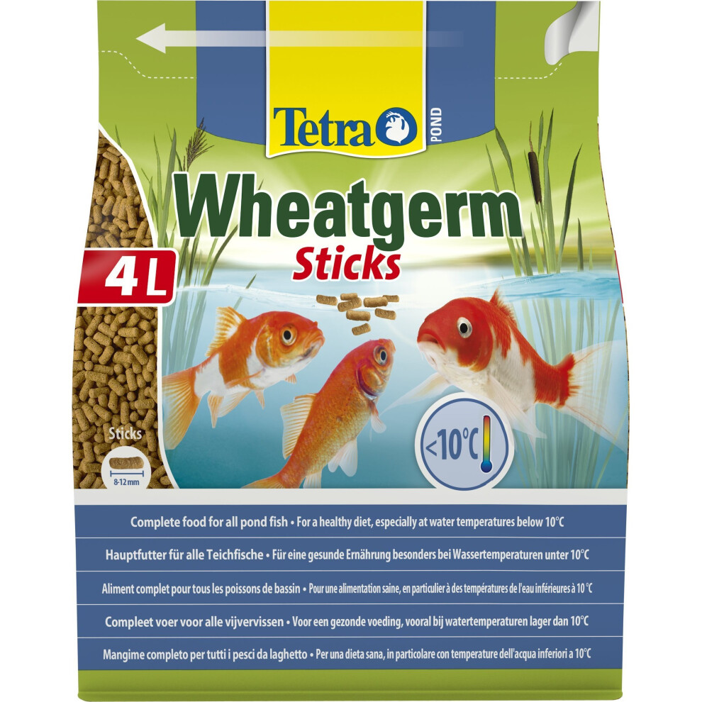 Tetra Pond Wheatgerm Sticks For Pond Fish - 4L