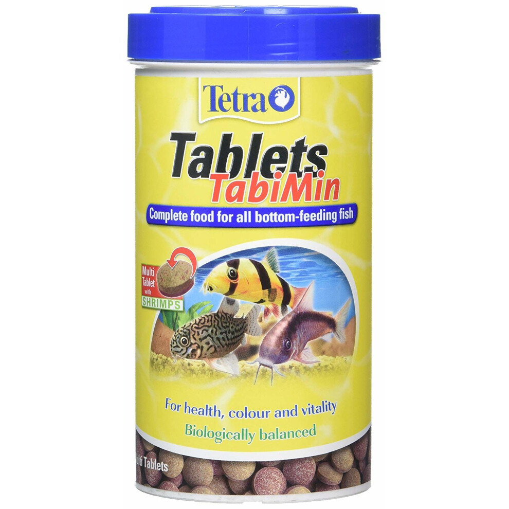 Tetra Tablets TabiMin, Complete Food Bottom-Feeding Tropical Fish, 1040 Tablets