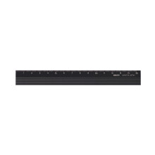 Midori Aluminium-Lineal, 15 cm, Schwarz (42256006)