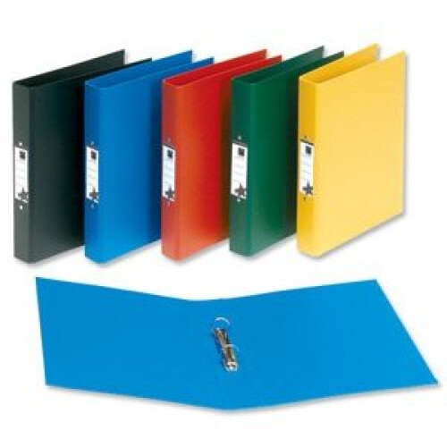 5 Star Office 5 Star Office Ring Binder 2 O-Ring Size 25mm Polypropylene A4 Blue [Pack 10]