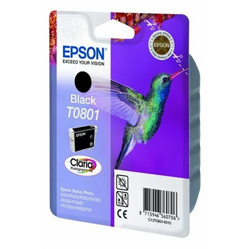 Epson Epson Original T0801 Claria Black Ink Cartridge 2