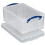 Really Useful Plastic Lightweight Stackable 5 L W200xD340xH125mm Clear Box [Pack 3] 1