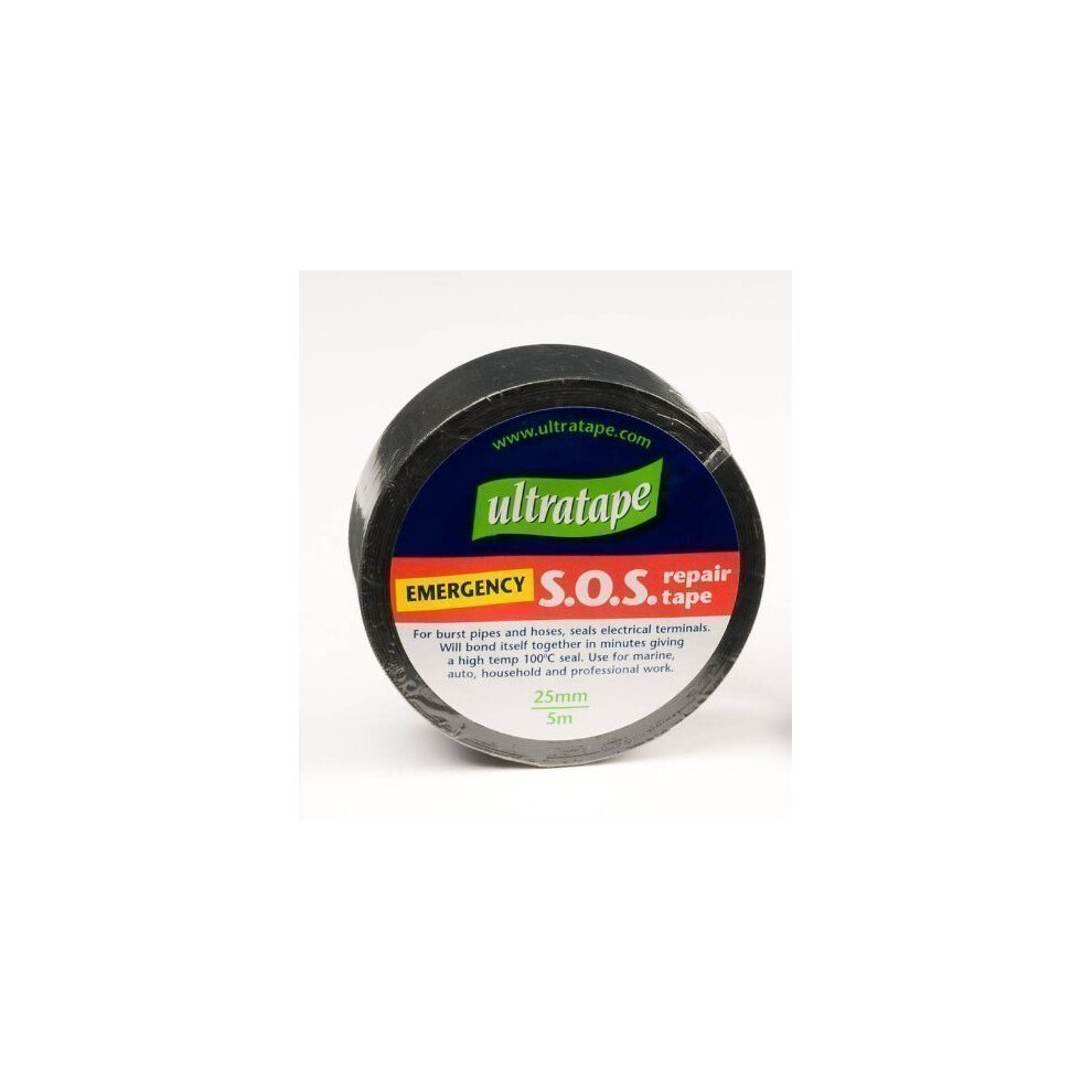 Ultratape Sos Repair Bonding Amalgamating Pipe Tape 25Mmx5m 5055386604019