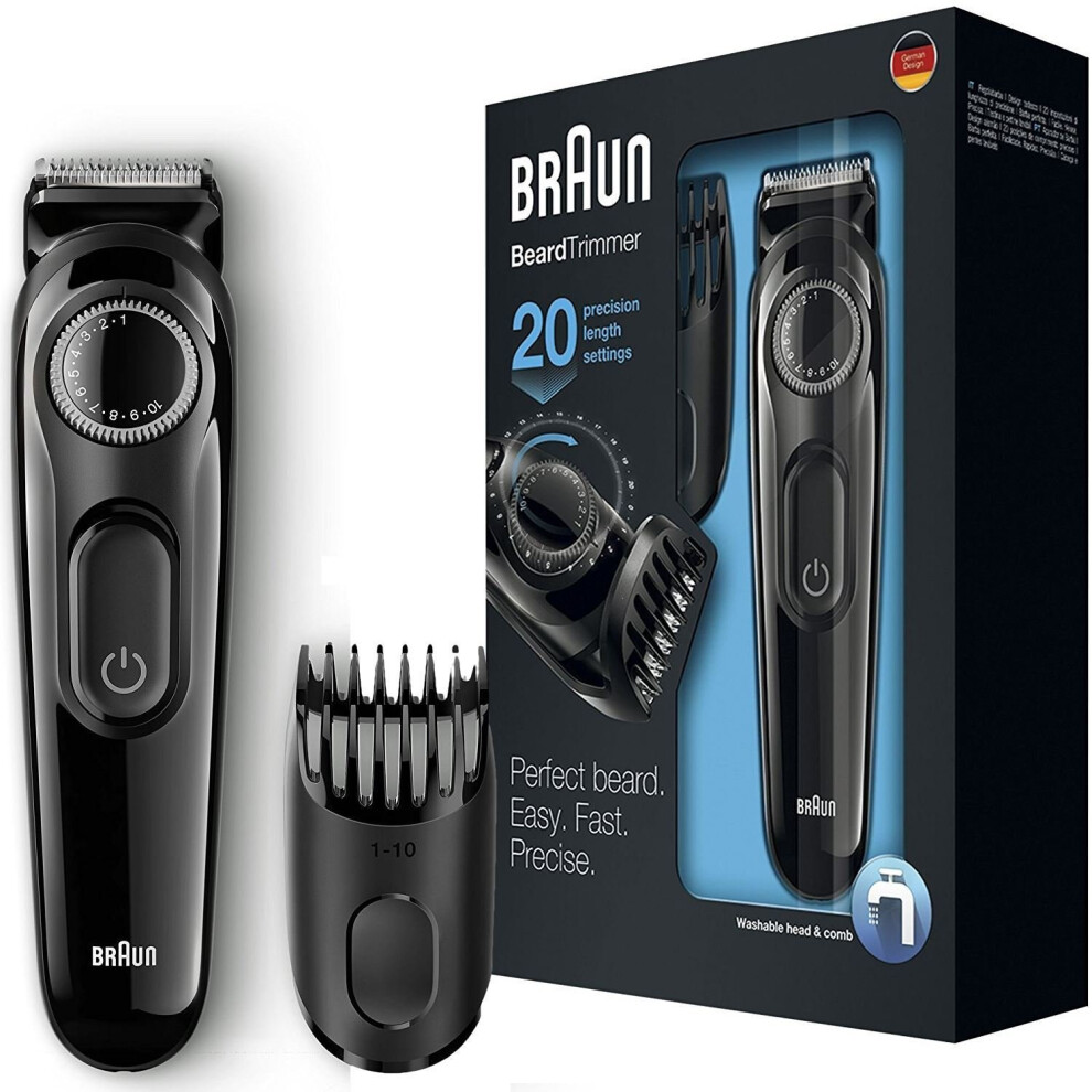 Braun Beard Trimmer BT3022 | Men's Cordless Electric Shaver