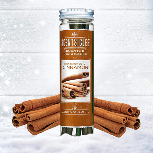 (Cinnamon) Scentsicles Scented Hanging Christmas Tree Decoration Ornaments