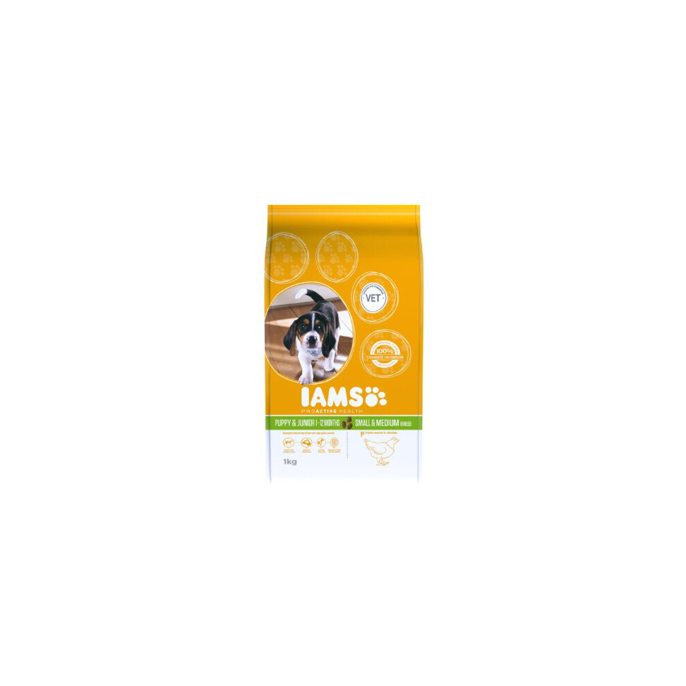 Iams (12 Kg) Proactive Health Puppy/Junior Small/Medium Breed