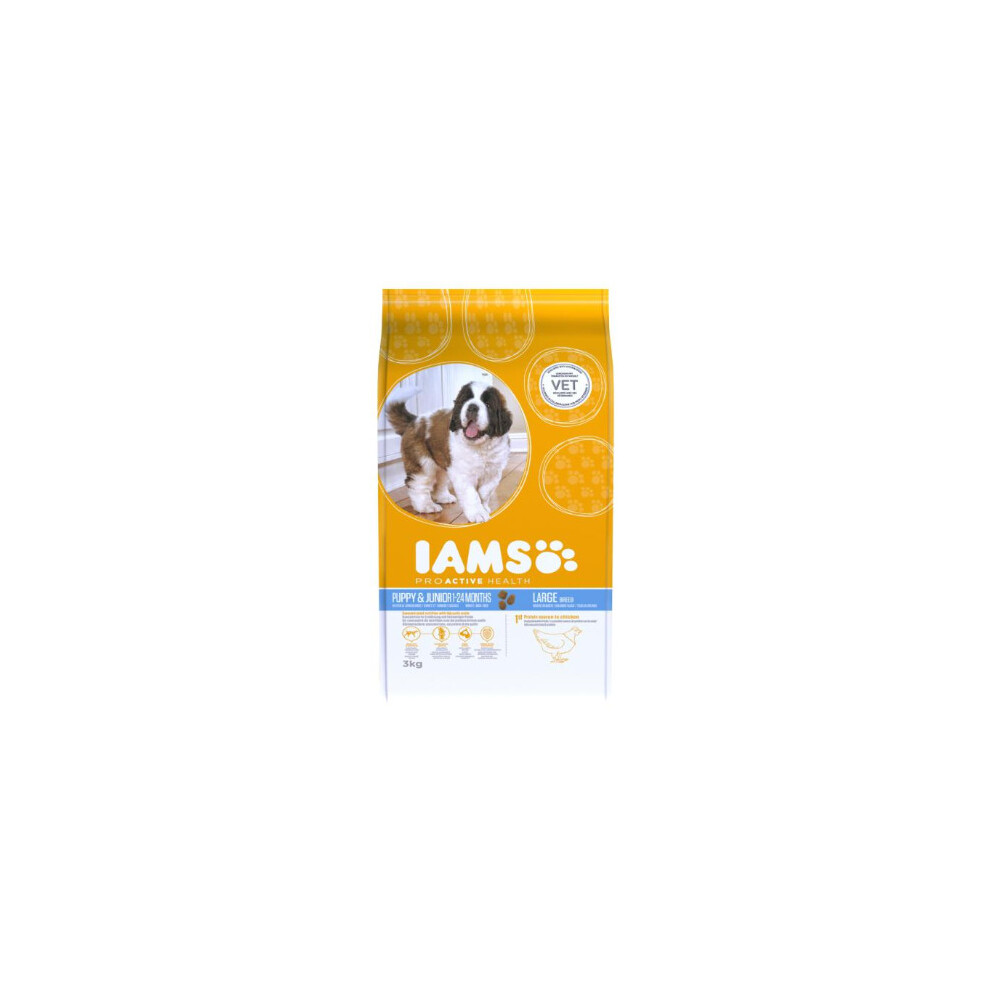Iams (12 Kg) Proactive Health Puppy/Junior Large Breed