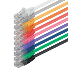 1aTTack 3m CAT5 UTP Network Patch Cables Set Twisted Pair 2 x RJ45 (10 units)