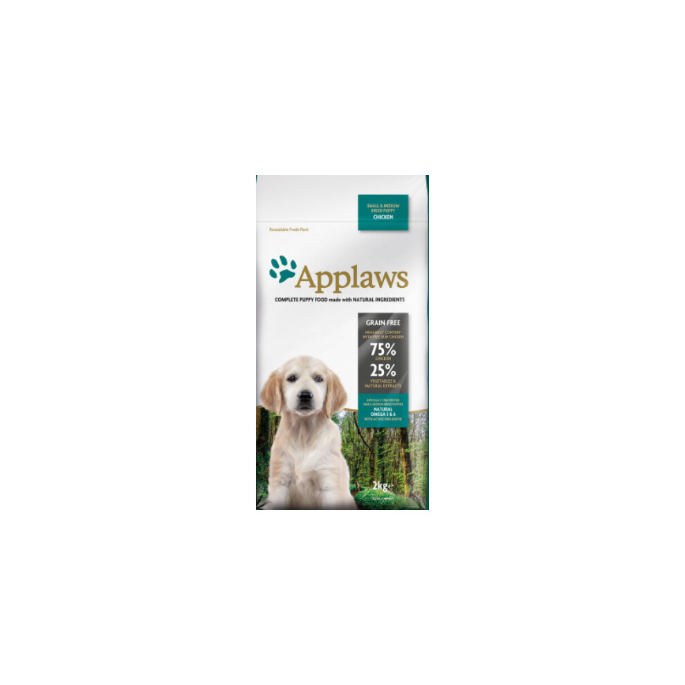 Applaws Puppy Chicken Small & Medium Breed, 2Kg