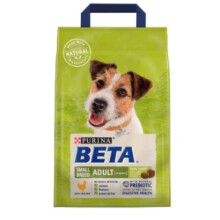 Purina Beta Small Breed with Chicken - 2kg, Supports Strong Bones and Digestive Health