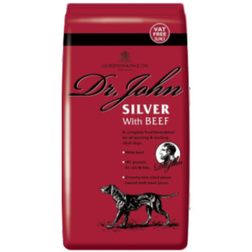 Dr. John Silver tørfoder til hunde, oksekød, 15 kg