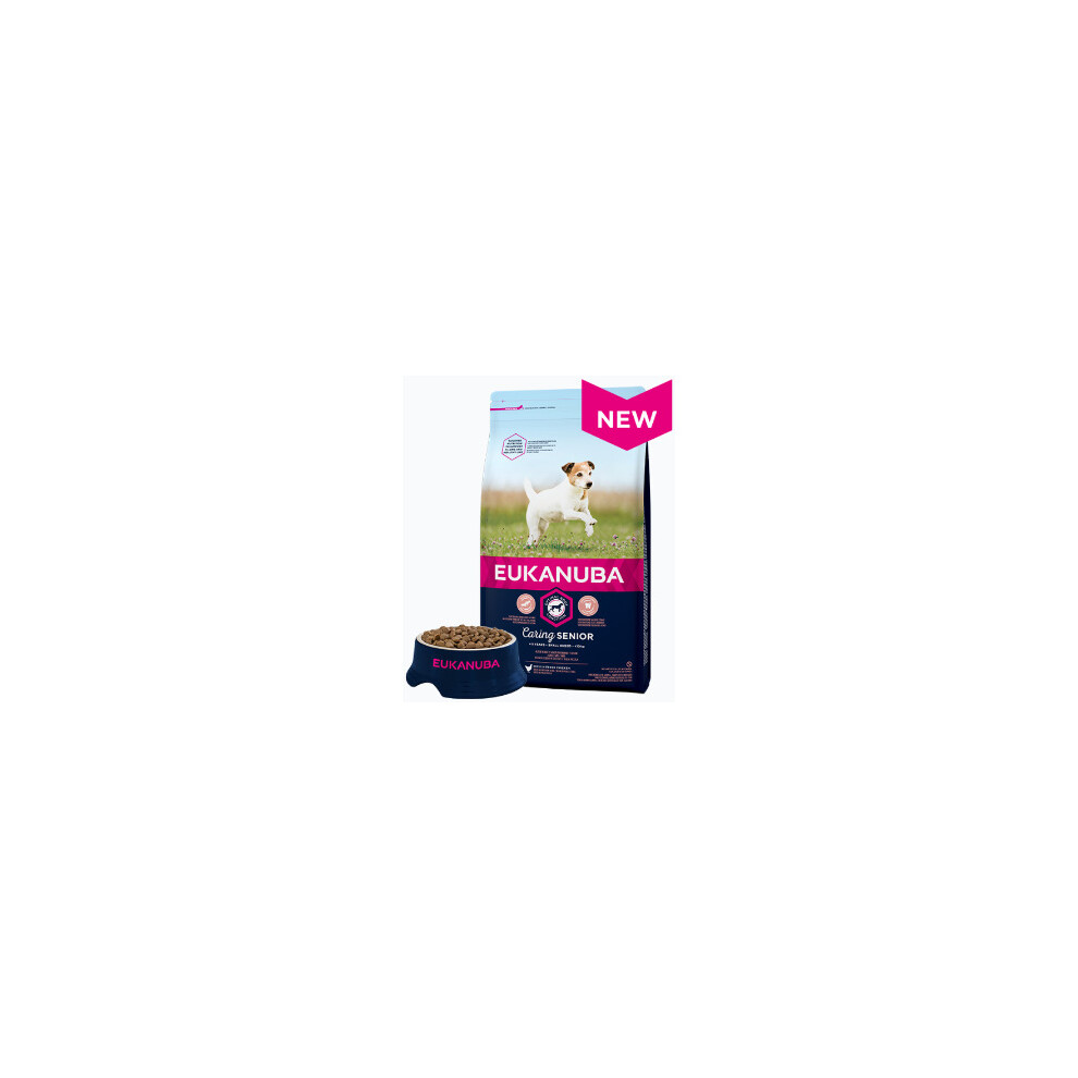 Eukanuba Eukanaba Caring Senior Small Breed Rich In Fresh Chicken, 12Kg