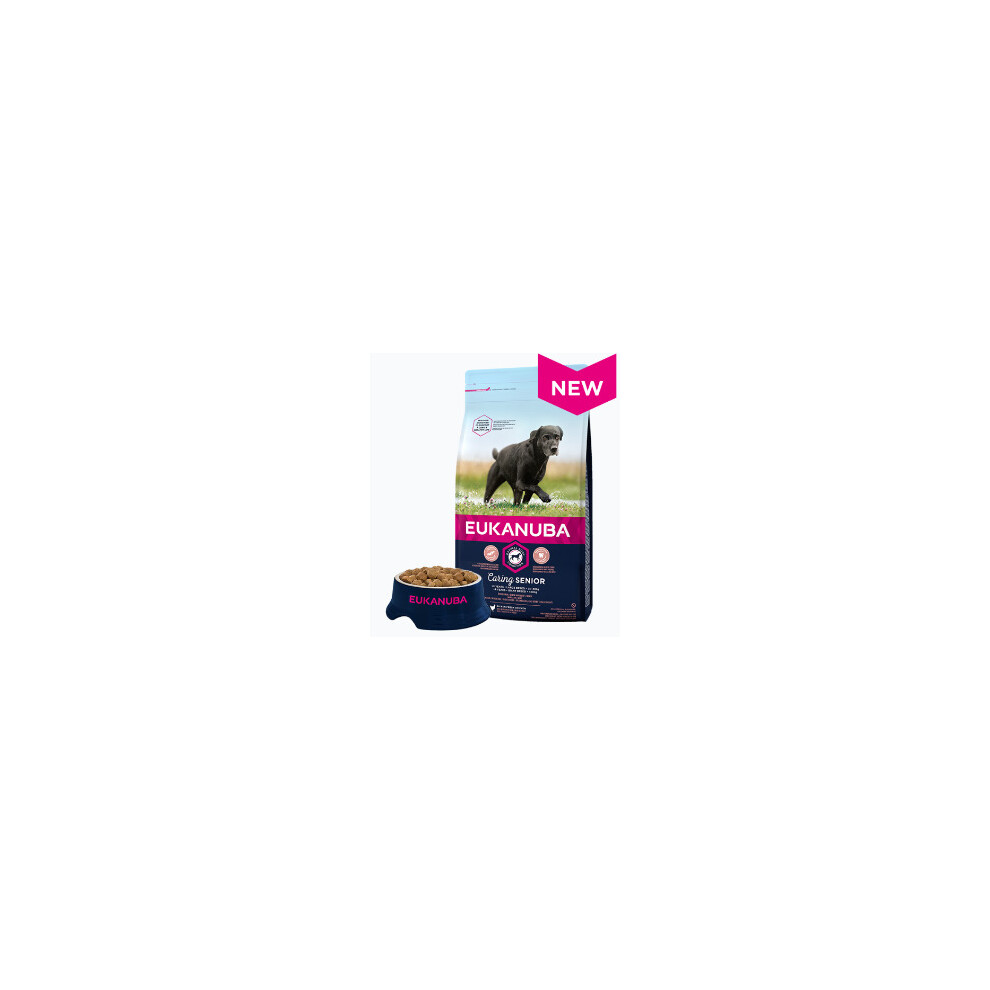 Eukanuba Eukanaba Caring Senior Large Breed Rich In Fresh Chicken, 12Kg