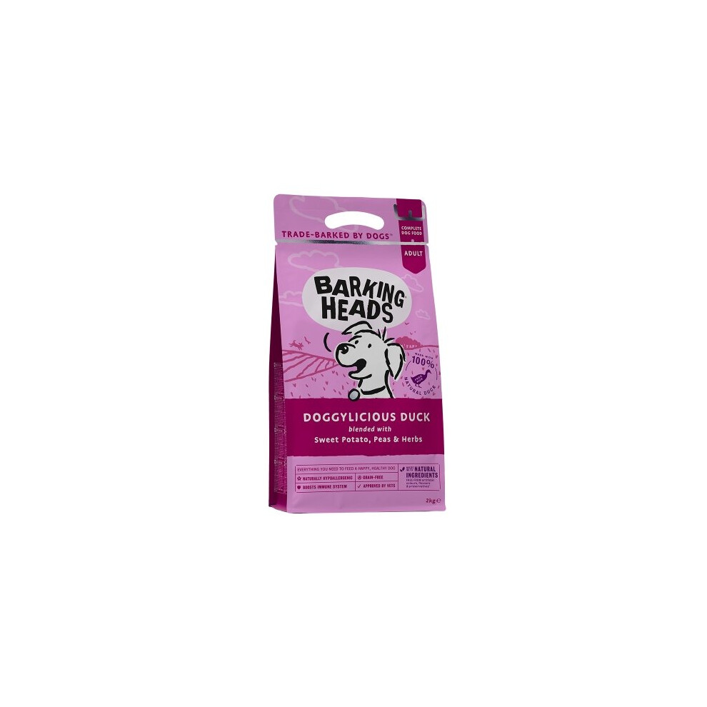 Barking Heads (2 Kg) Dogglicious Duck