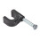 Forgefix Forgefix Cable Clip Round Coax Black 6-7Mm Box 100 1