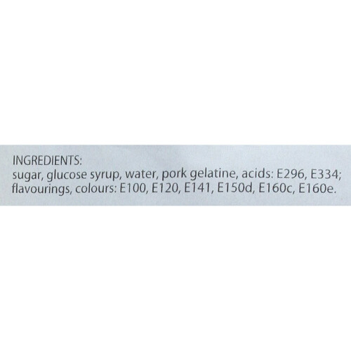 Kingsway Fizzy Mixed fruit flavoured gums 3 Kg 2