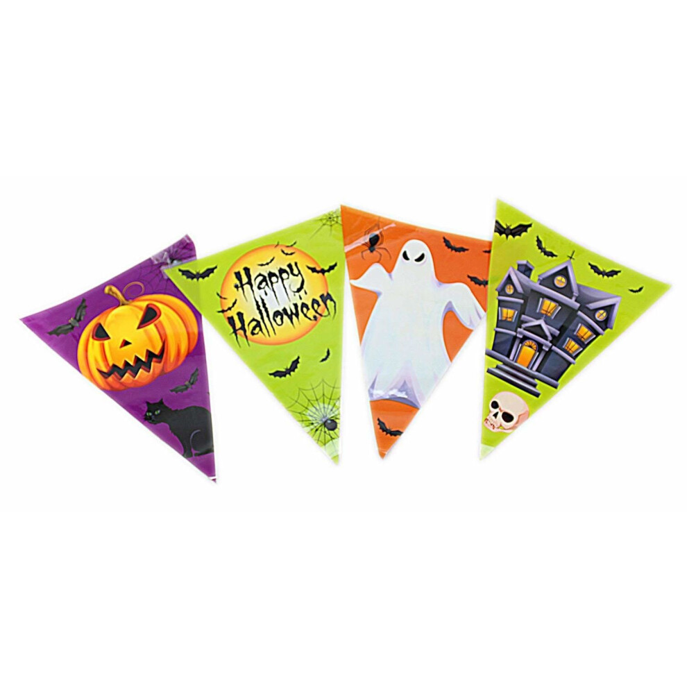 12ft Halloween Bunting Party Decorations Kids Childrens Pennant Banner Garland