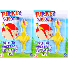 2 x Flying Turkey Shooters | Christmas Stocking Fillers Party Bag Favours