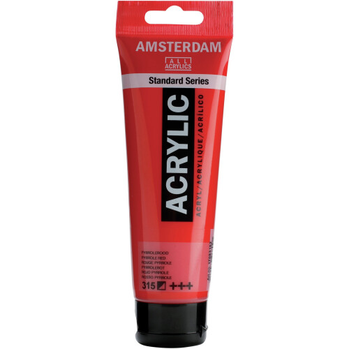Amsterdam Standard Acrylic Paint 120ml-Pyrrole Red
