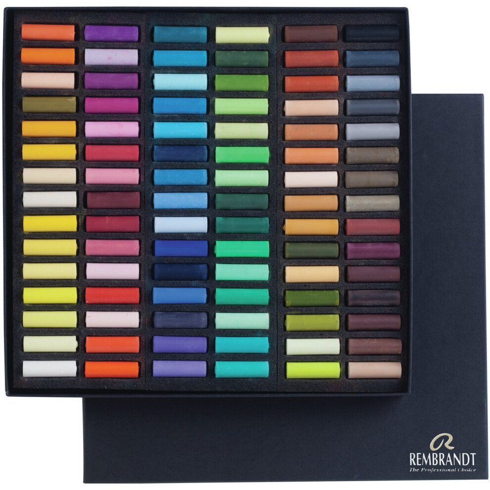 Royal Talens Rembrandt Half Stick Soft Pastels Set 90/Pkg-General Selection
