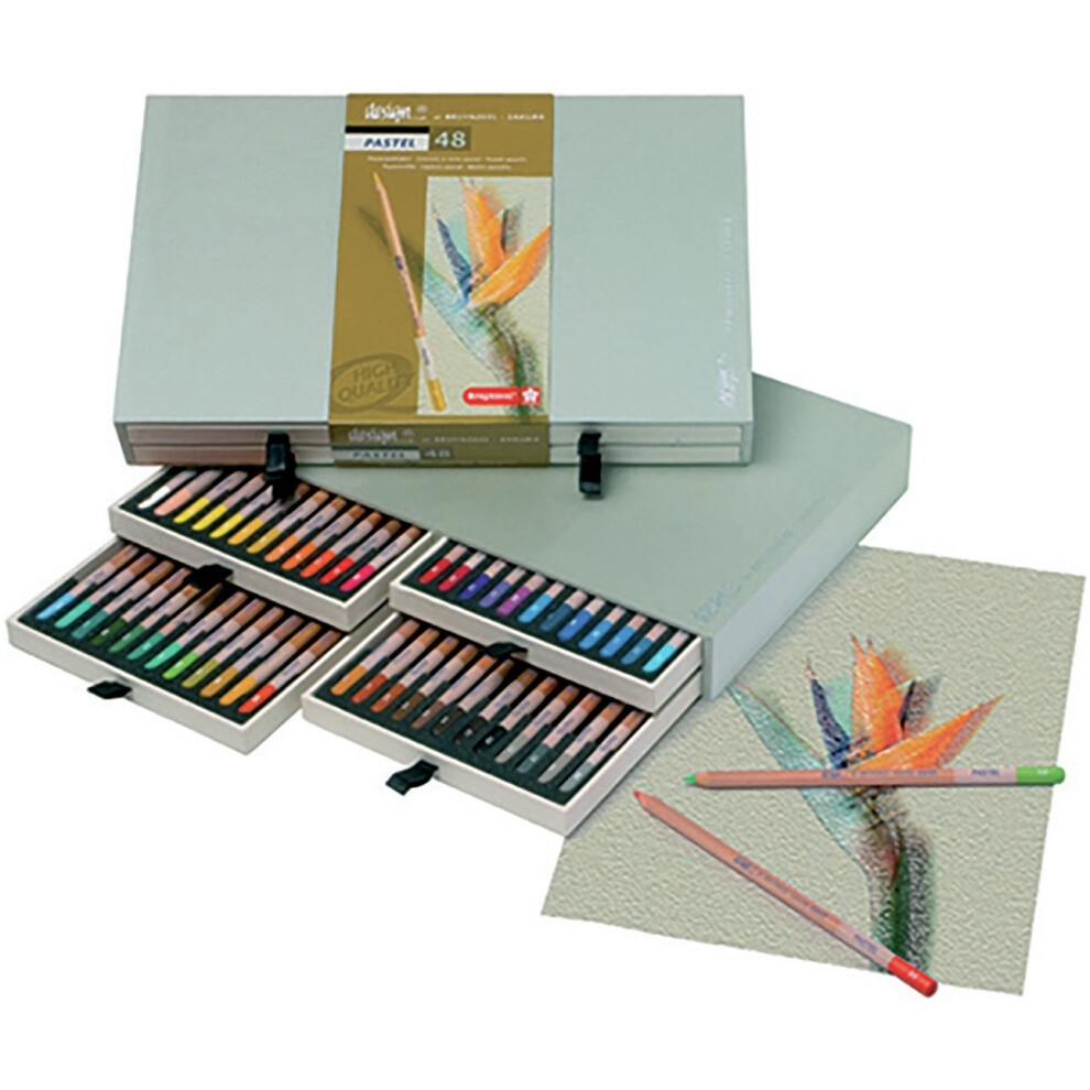 Bruynzeel Design Pastel Pencil Set 48/Pkg-