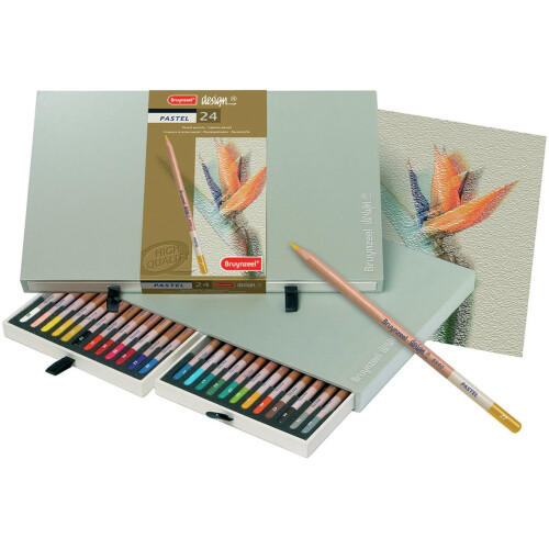 Bruynzeel Design Pastel Pencil Set 24/Pkg-