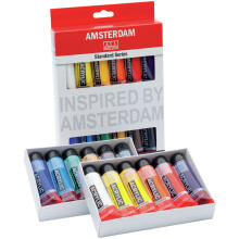 Amsterdam 20ml Standard Acrylic Paint Set 12/Pkg-