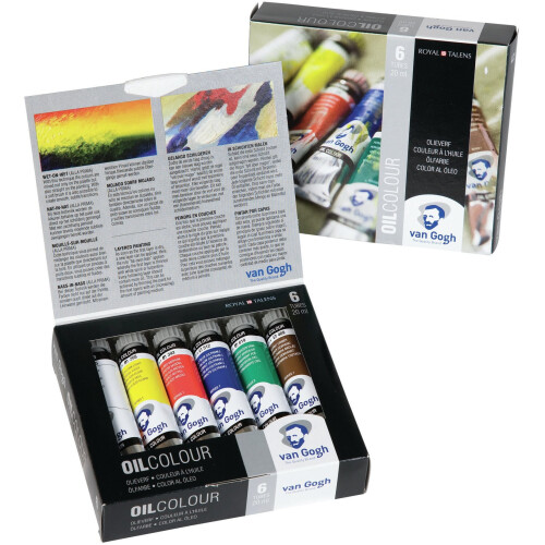 Conjunto de óleo VAN GOGH 6 X 20ml