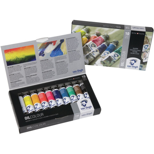 Van Gogh 20ml Oil Colour Paint Set 10/Pkg-Basic