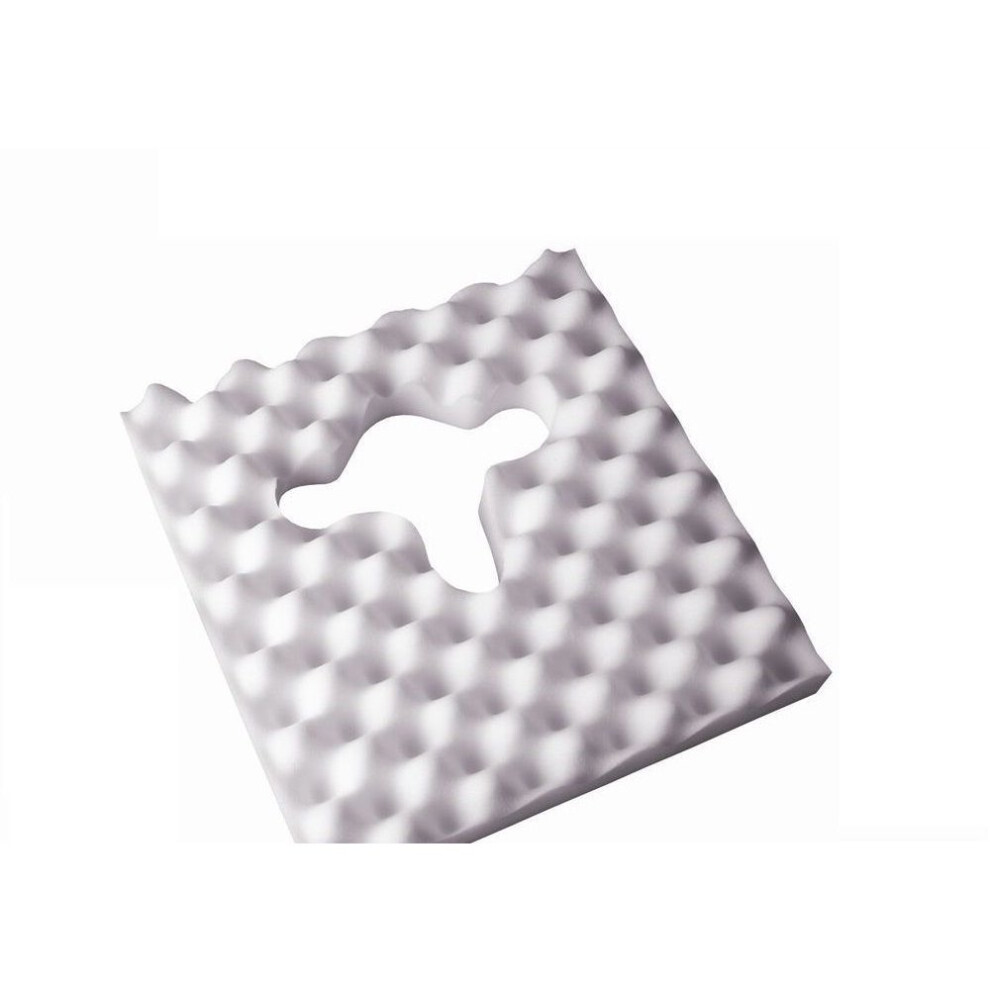 (Standard (16.75" x 16.25" x 3"), Bony Parts Cut Out) Pressure Relief Cushion - Putnams Sero Pressure Care Cushion - Various Sizes