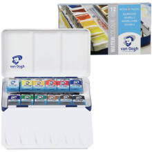 Van Gogh Watercolour 12 Pan Metal Pocket Box-