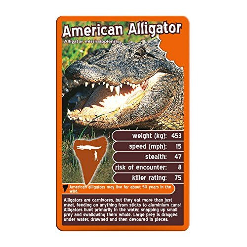 Top Trumps Top Trumps Deadliest Predators Card Game 1