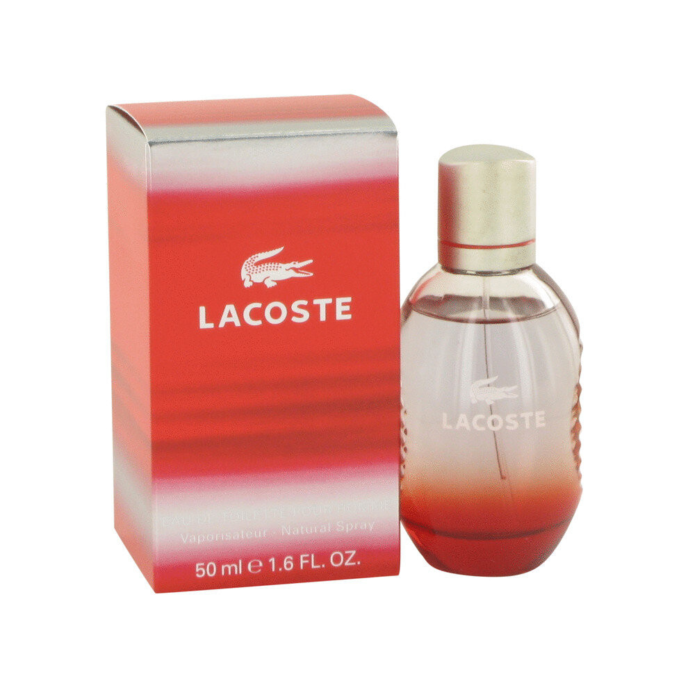 Perfume lacoste red style in outlet play