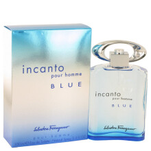 Incanto Blue de Salvatore Ferragamo 3.4 oz Eau De Toilette Spray para hombres