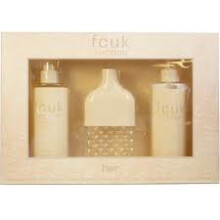 FCUK Friction Her Gift Set 100ml EDT + 250ml Body Lotion + 250ml Fragrance Mist