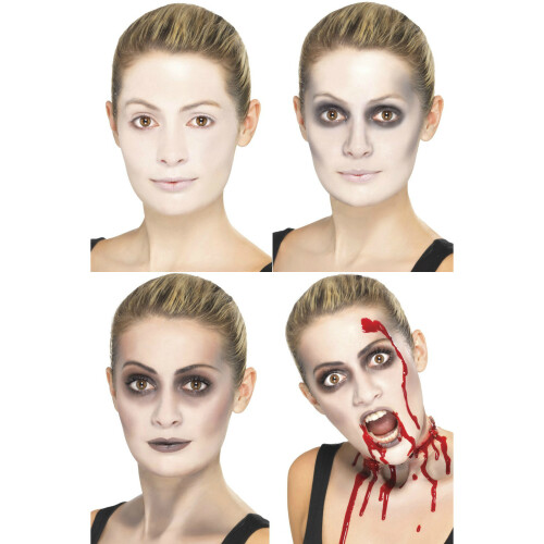 Halloween zombie makeup kit for women 1