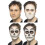 Smiffy's Adult Halloween skeleton makeup kit 3