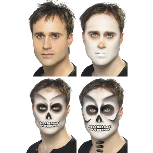 Smiffy's Adult Halloween skeleton makeup kit 2