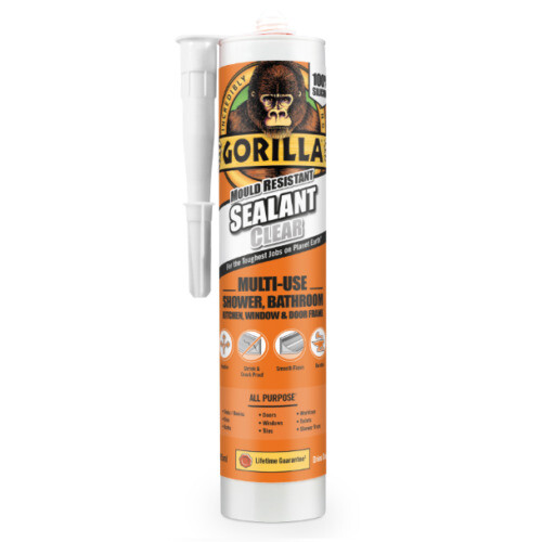 Gorilla Gorilla - Sealant Clear Mould Resistant 295ml