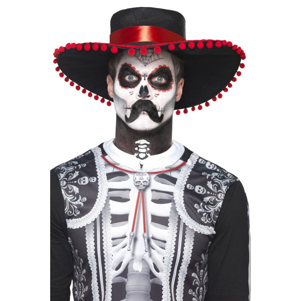 Smiffy's Day Of The Dead Senor Bones Make Up Kit | Halloween