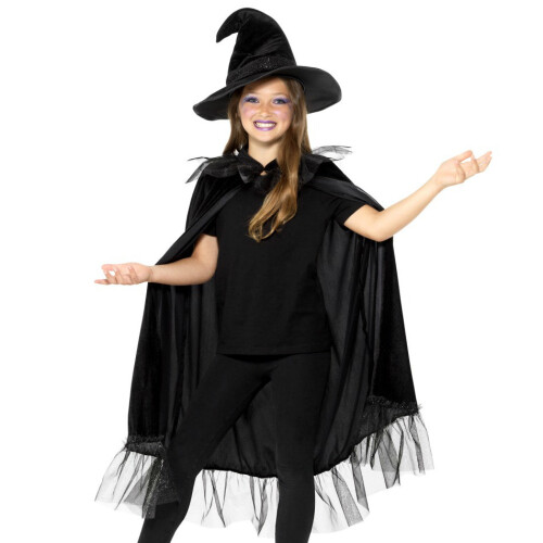 Smiffy's Kids Sparkly Glitter Witch Costume Kit