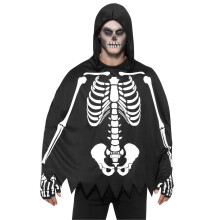Adult skeleton poncho