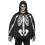 Smiffy's Adult skeleton poncho 1