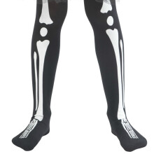 Kids Skeleton Bone Print Tights | Halloween
