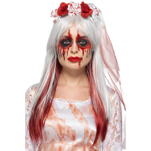 Smiffy's Blood Drip Bride Make Up Kit | Halloween