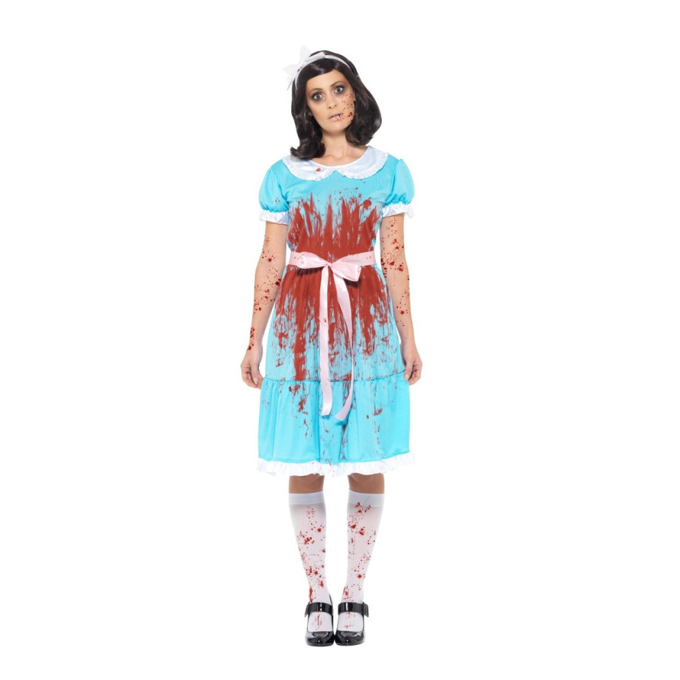 Smiffy's (Small) Bloody Murderous Twin The Shining Costume | Halloween Blue,White,Red