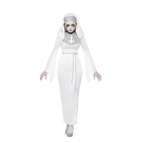Smiffy's (Small) Haunted Asylum Nun Ghost Costume | Halloween