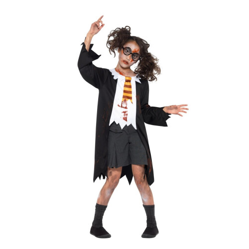 Smiffy's (Large) Kids Zombie Student Wizard Costume | Halloween 1